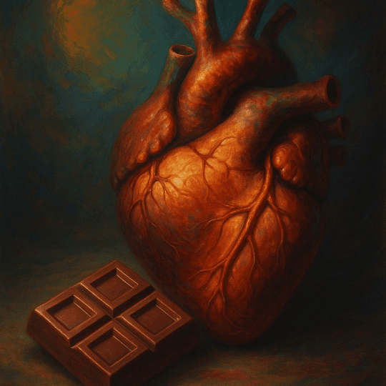 Pure chocolade goed voor het hart