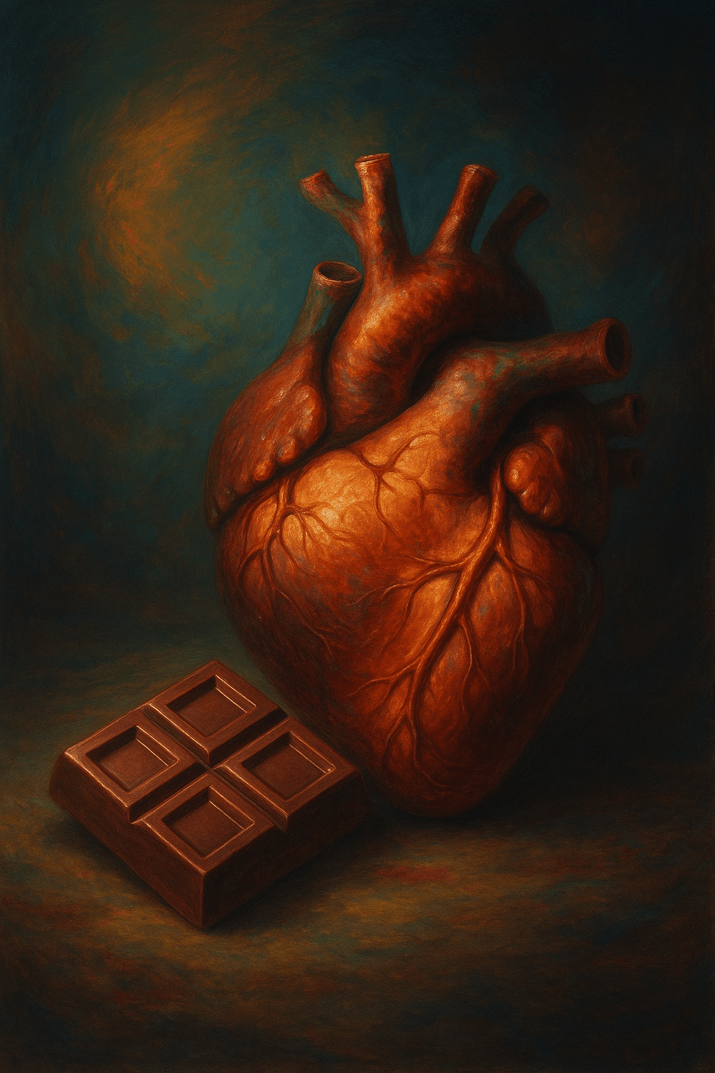 Pure chocolade goed voor het hart