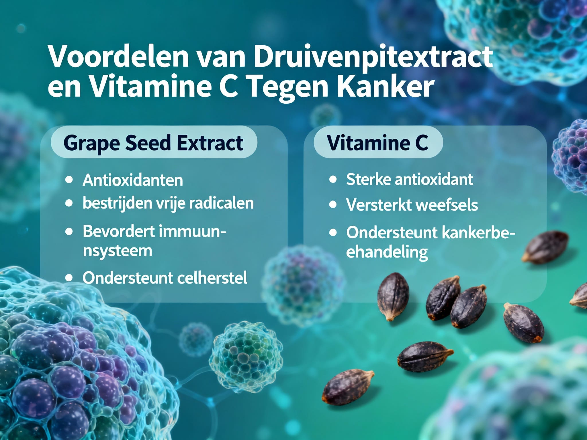 Druivenpit Extract, anti kanker