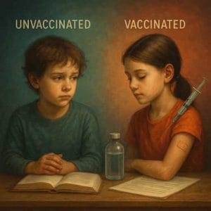 onderzoek ongevaccineerde vs gevaccineerde