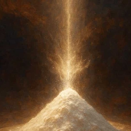Or,us the white powder gold