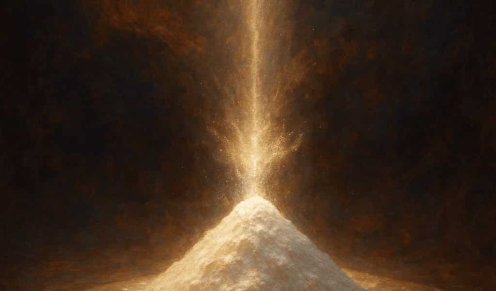 Or,us the white powder gold
